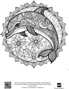 delfin-mandalas-blumen-ausmalbild