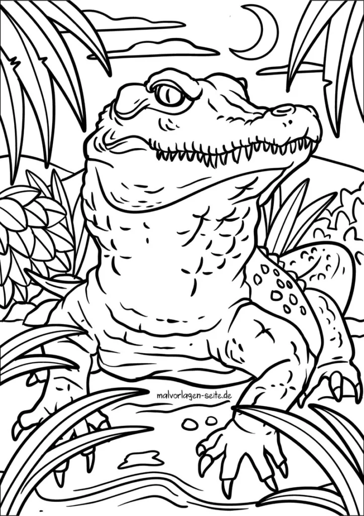 dinosaurier-im-dschungel-malen-vorlage