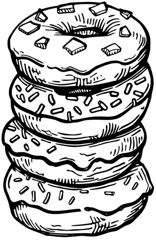 donuts-ausmalbild-fuer-kinder