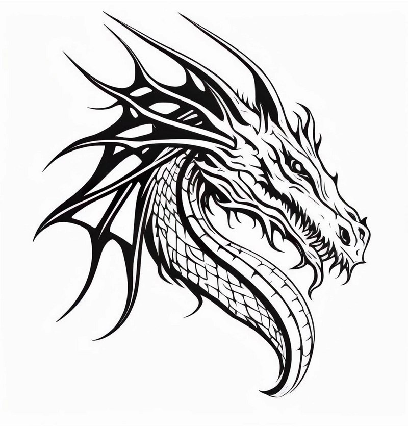 drachenkopf-ausmalvorlage-ideen
