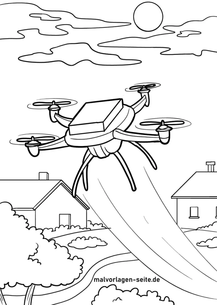 drohne-in-der-luft-mit-hintergrund