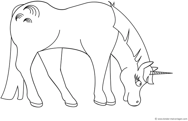 einfaches-einhorn-ausmalvorlage