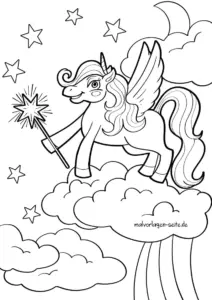einherz-fluegel-und-zauberstab-malen-nach-zahlen