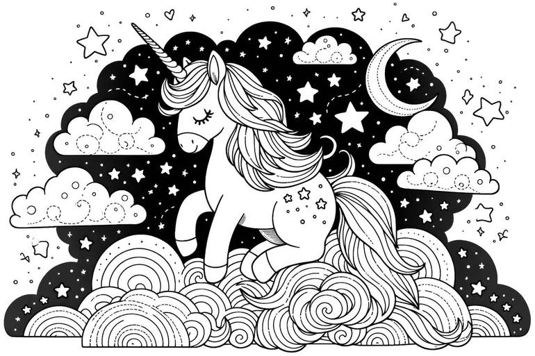 einhorn-in-einer-fantastischen-wolkenwelt