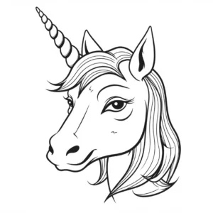 einhorn-kopf-ausmalvorlage