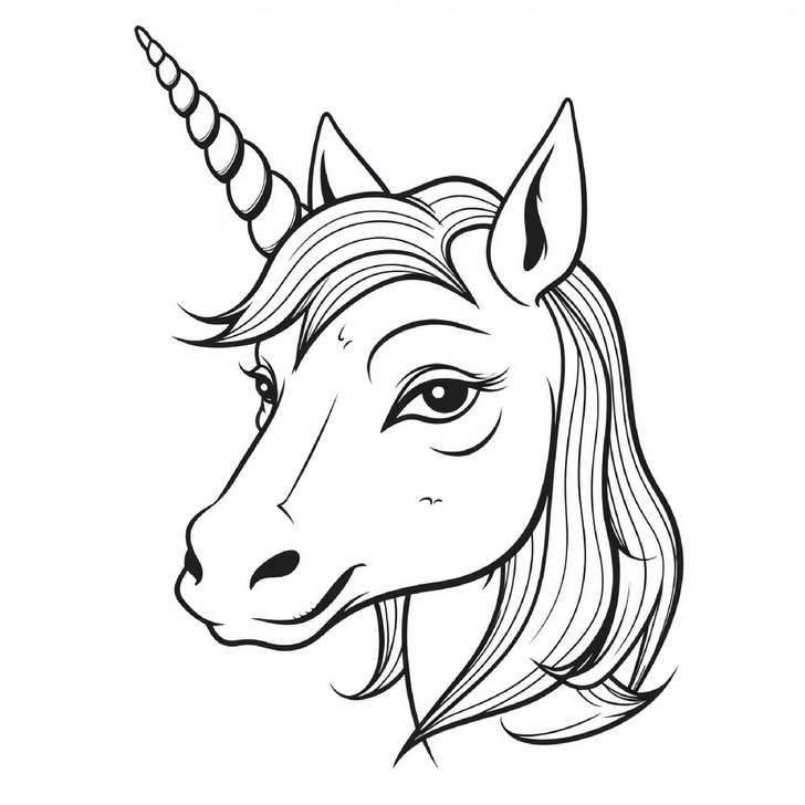 einhorn-kopf-ausmalvorlage