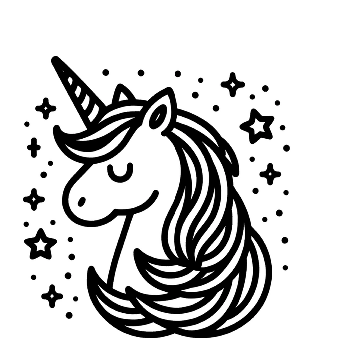einhorn-malvorlage-mit-sternen-und-glitzernden-elementen