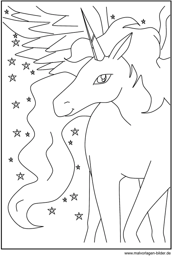 einhorn-mit-sternen-und-magischem-hintergrund