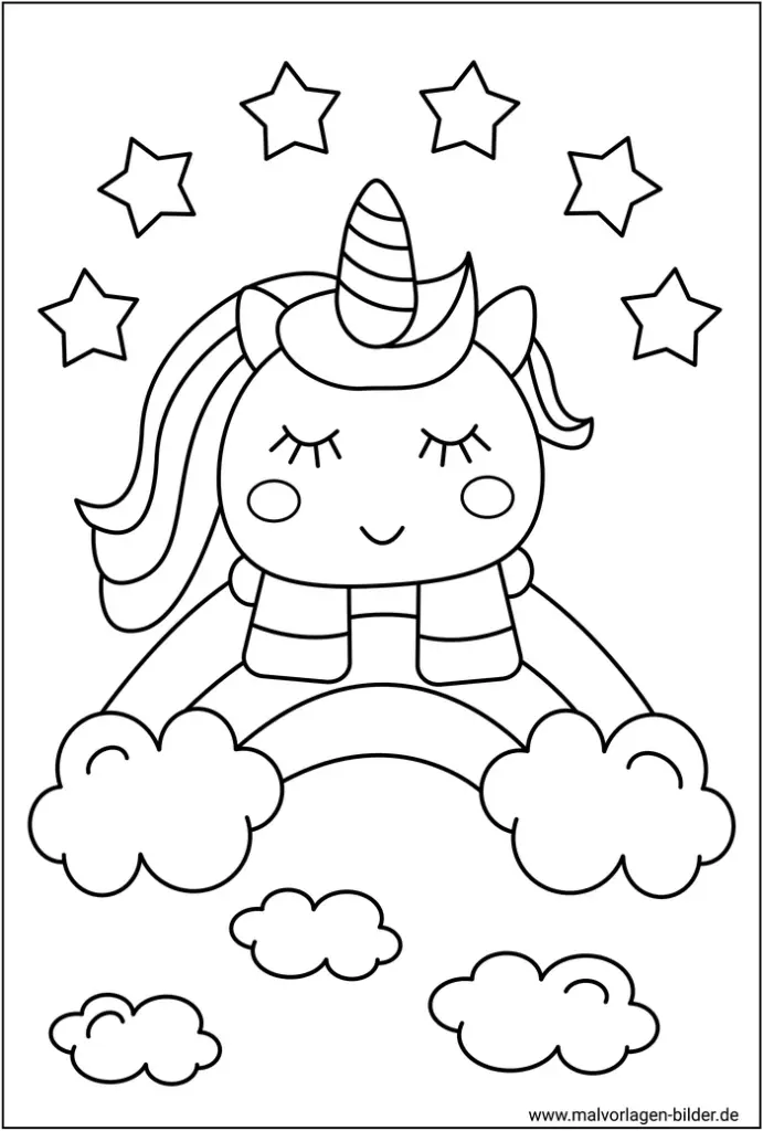 einhorn-regenbogen-malen-nach-zahlen