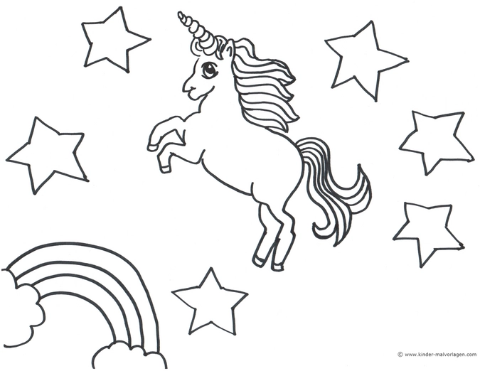 einhorn-stern-regenbogen-malen