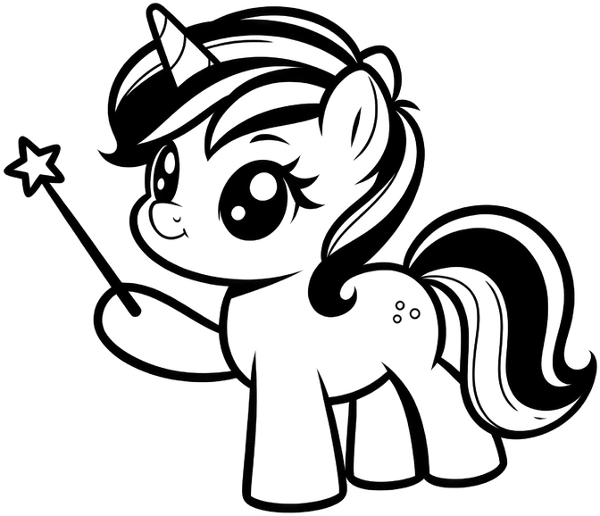 einhorner-zauberhaftes-pferd-malen-vorlage