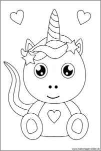 einladung-zum-ausmalen-einhorn-mit-herzen-und-sternen