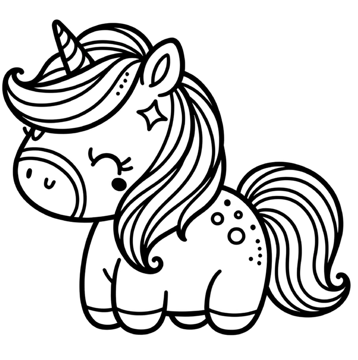 einzigartige-einhorn-malvorlage-zum-ausmalen