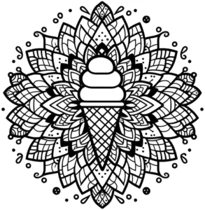 eiscreme-mandala-ausmalvorlage