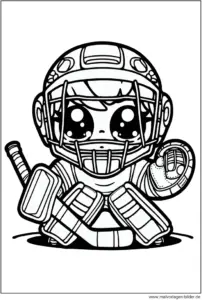 eishockeytorwart-ausmalvorlage
