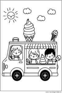 eiswagen-sommer-ausmalvorlage