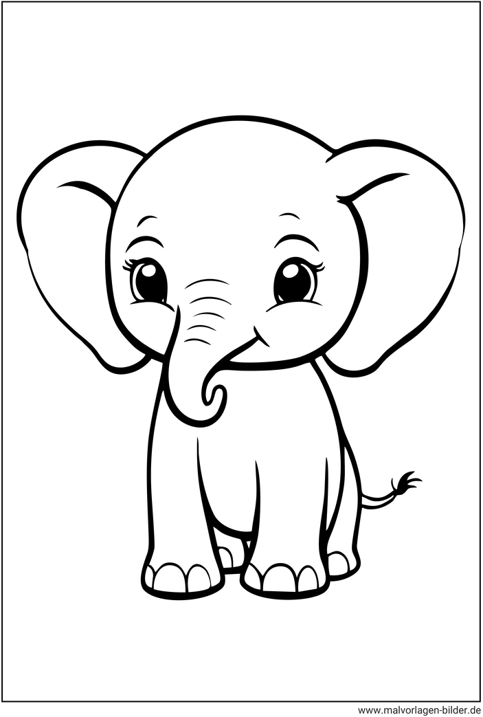 elefant-ausmalbild-kreatives-zeichnen