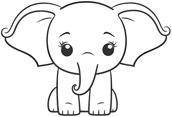 elefant-und-tiger-ausmalvorlagen