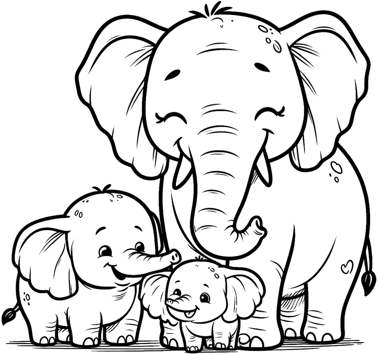 elefantenfamilie-ausmalvorlage-fuer-kinder