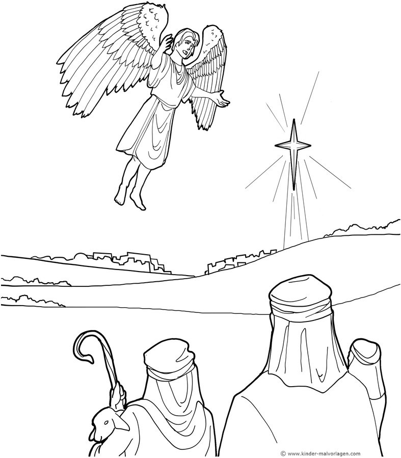 engel-mit-hirten-und-stern-zu-weihnachten