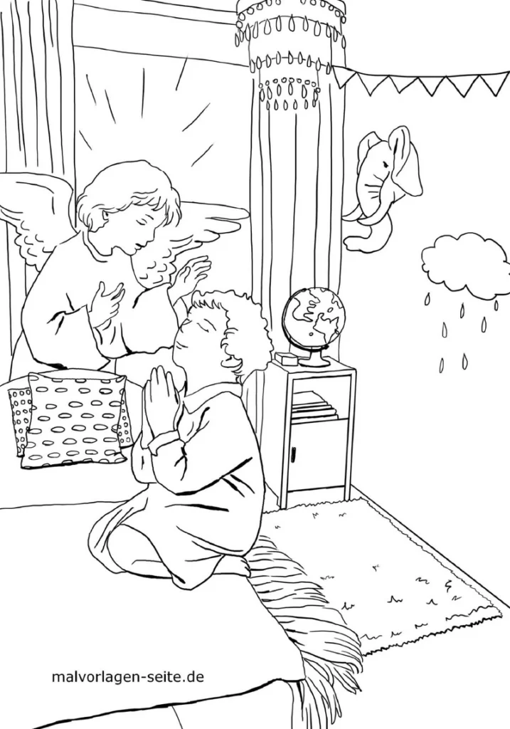 engel-und-kind-besinnliche-szene