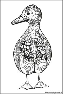 ente-ausmalvorlage-mit-mustern-fuer-kreative-gestaltung