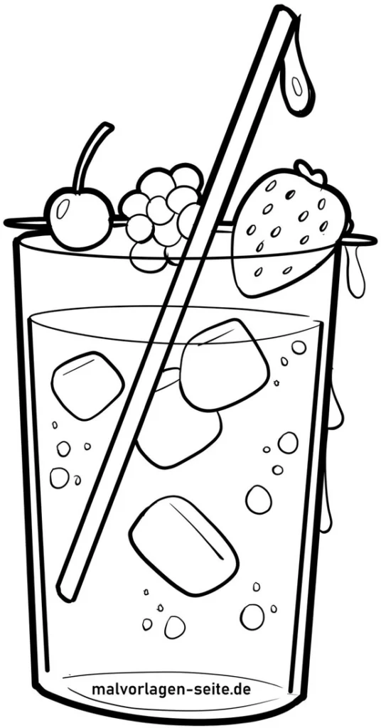 erfrischendes-getraenk-mit-fruechten-und-eiswuerfeln