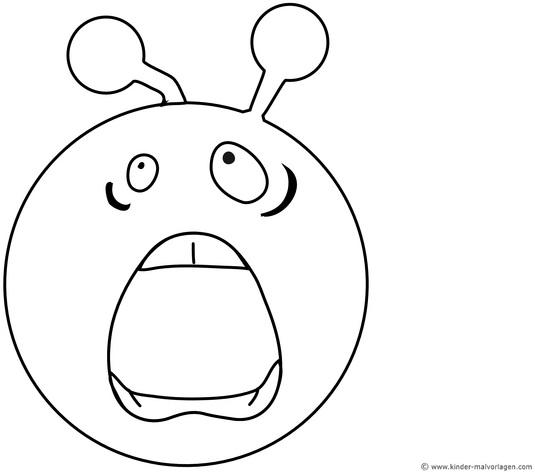 erschreckendes-alien-ausmalvorlage