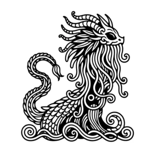 fabelwesen-mystisches-wasserwesen-zum-ausmalen