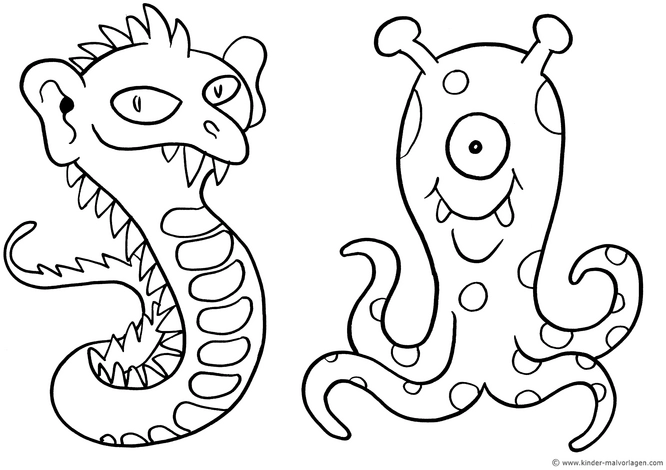 fantasiewesen-und-oktopus-ausmalbild