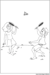 federballspiel-malen-mit-kindern