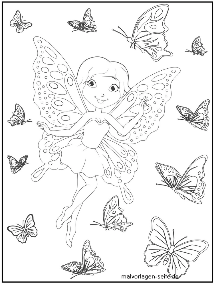fee-und-schmetterlinge-ausmalen