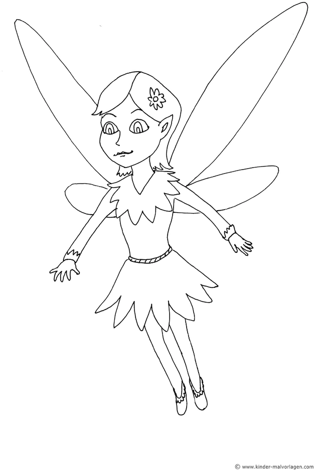 feenelfe-ausmalvorlage