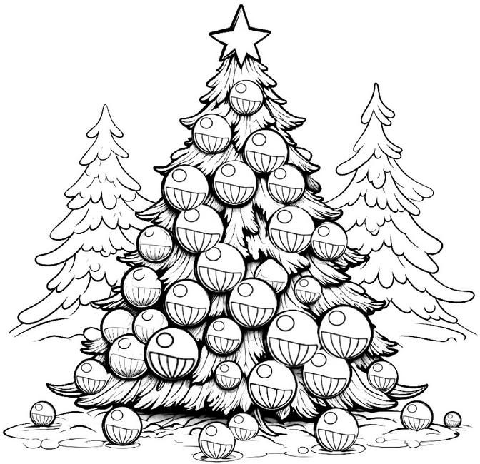 festlicher-tannenbaum-mit-ornamenten