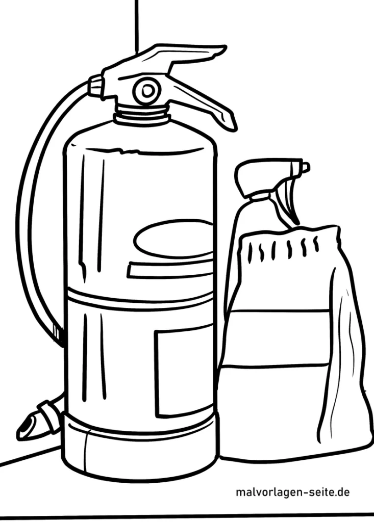 feuerloescher-und-spruehflasche-malvorlage