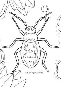 feuerwanze-ausmalvorlage