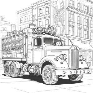 feuerwehrfahrzeug-in-stadt-ausmalvorlage