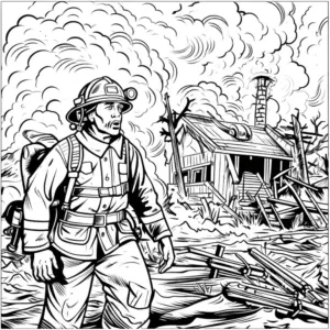 feuerwehrmann-in-aktion-malvorlage