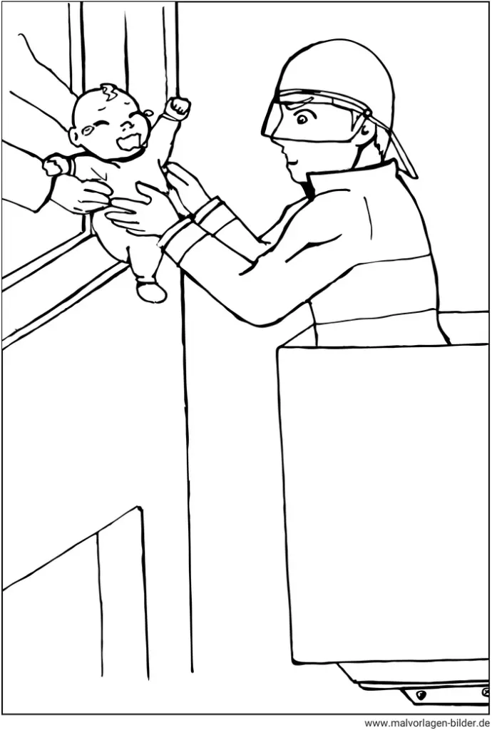 feuerwehrmann-rettet-baby-malvorlage