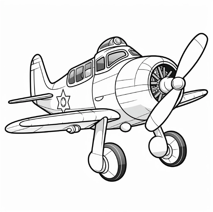 fliegendes-kinderflugzeug-malen-ausmalvorlage