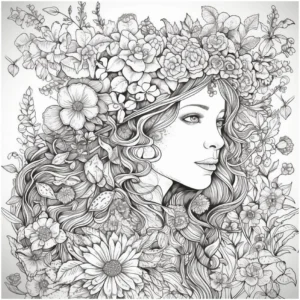 frau-umgeben-von-blumen-malen