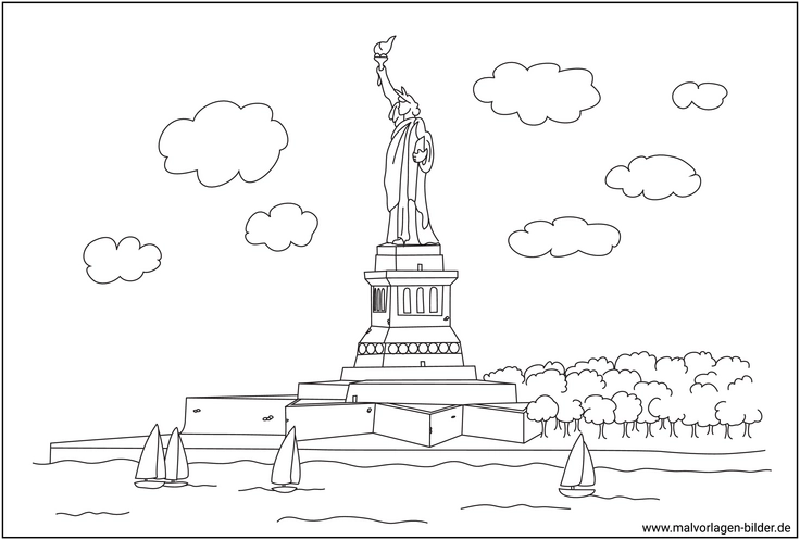 freiheitsstatue-ausmalvorlage-kreativ-erwachsene