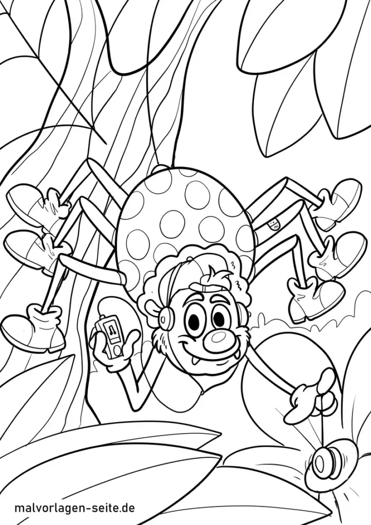 freundliche-spinne-im-dschungel-malvorlage