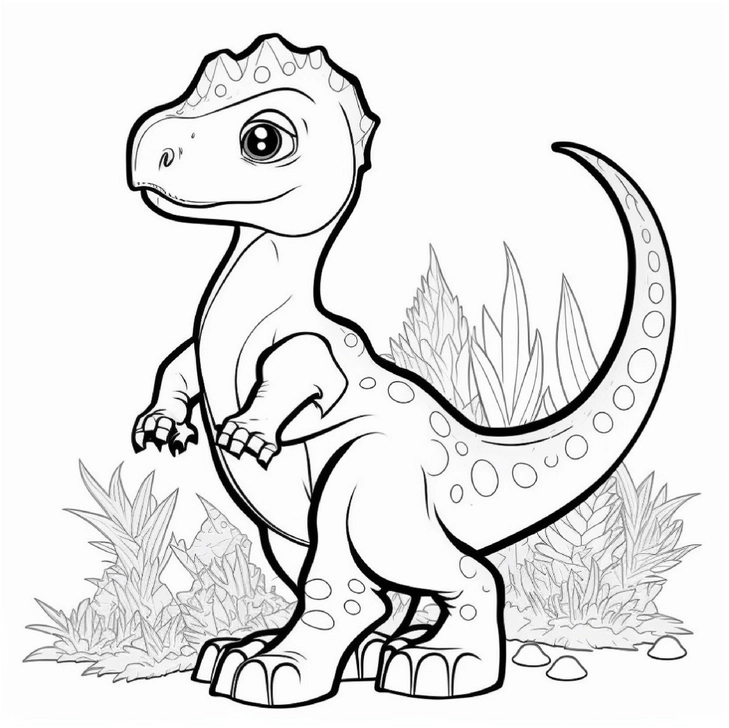 freundlicher-dinosaurier-in-der-pflanzenwelt
