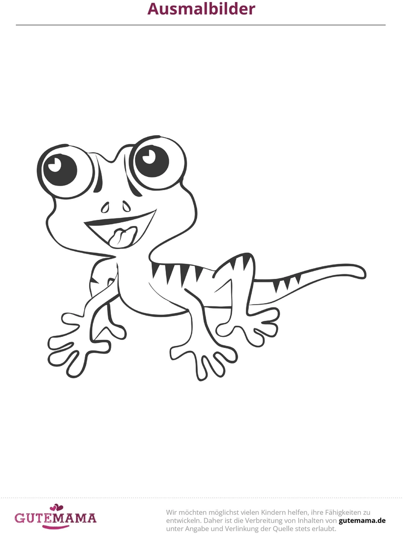 freundlicher-gecko-ausmalvorlage