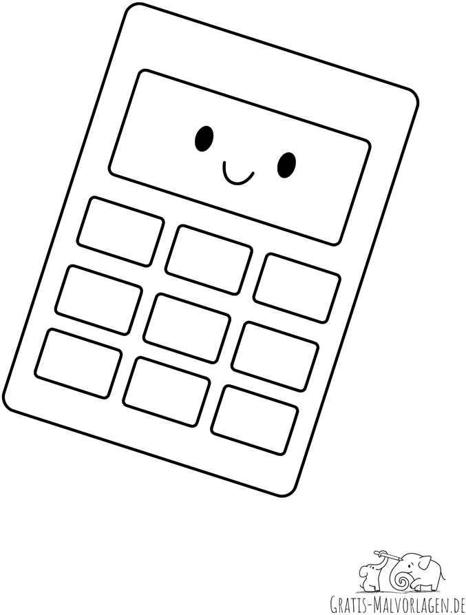 freundlicher-taschenrechner-ausmalvorlage