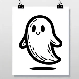 freundliches-geist-ausmalvorlage