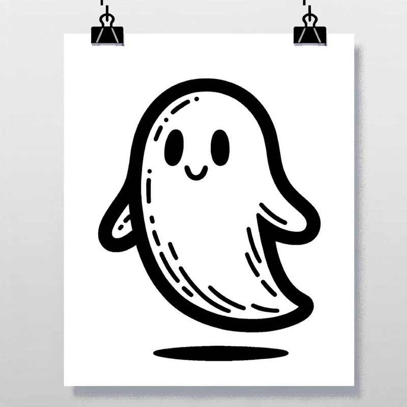 freundliches-geist-ausmalvorlage