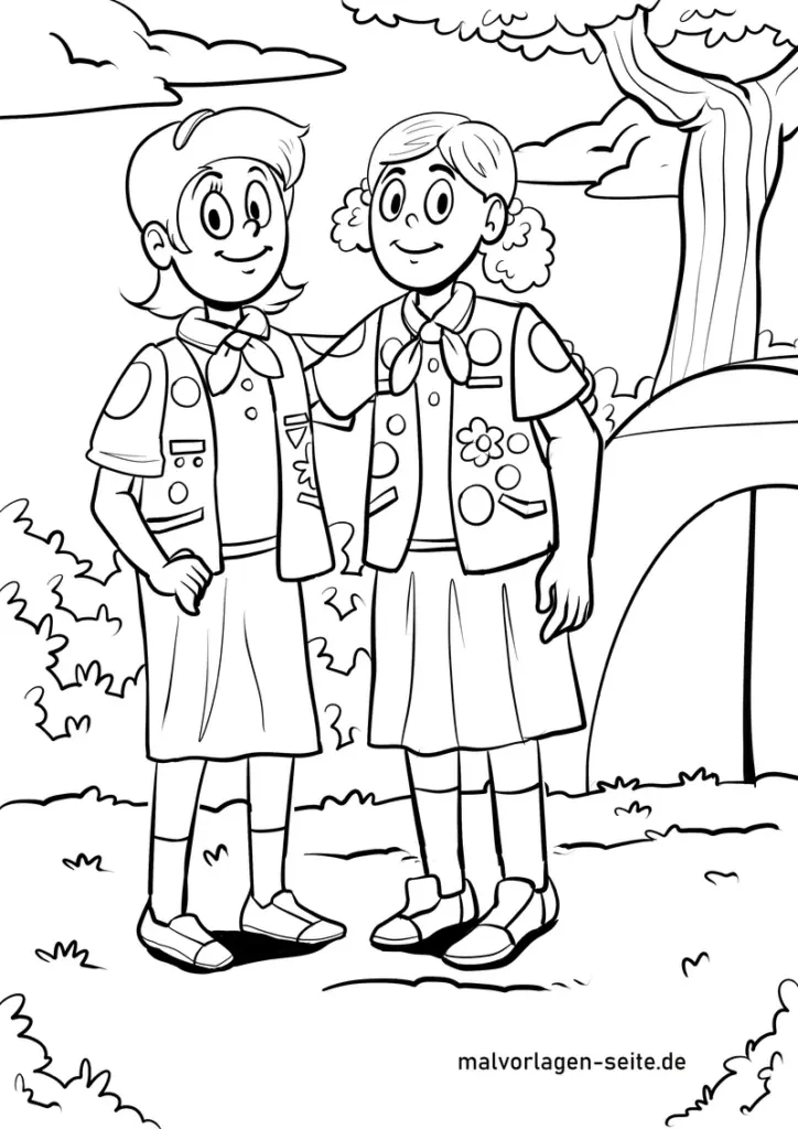 freundschaft-kinder-malen-vorlage