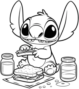 fröhlicher-charakter-mit-sandwich-und-getränken